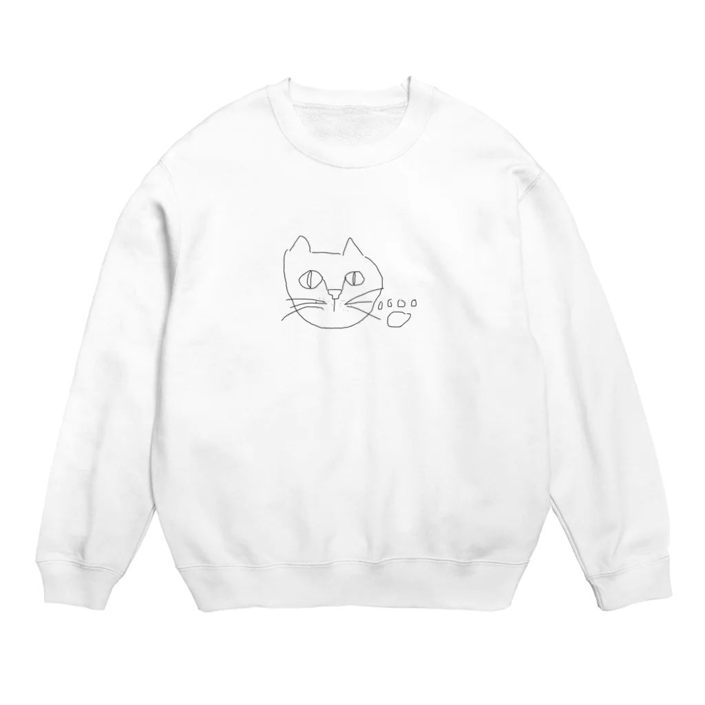 xoppgxoのとりあえずのねこ Crew Neck Sweatshirt