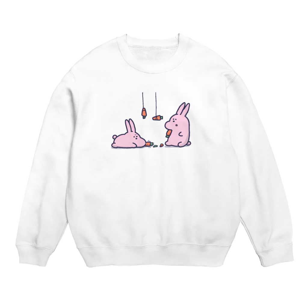 しおのショップのしおののうさぎ Crew Neck Sweatshirt