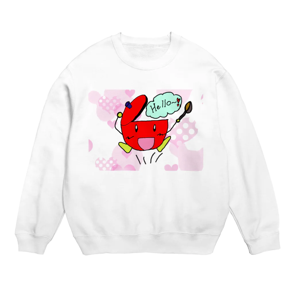 shiy-のナベキッチ Crew Neck Sweatshirt