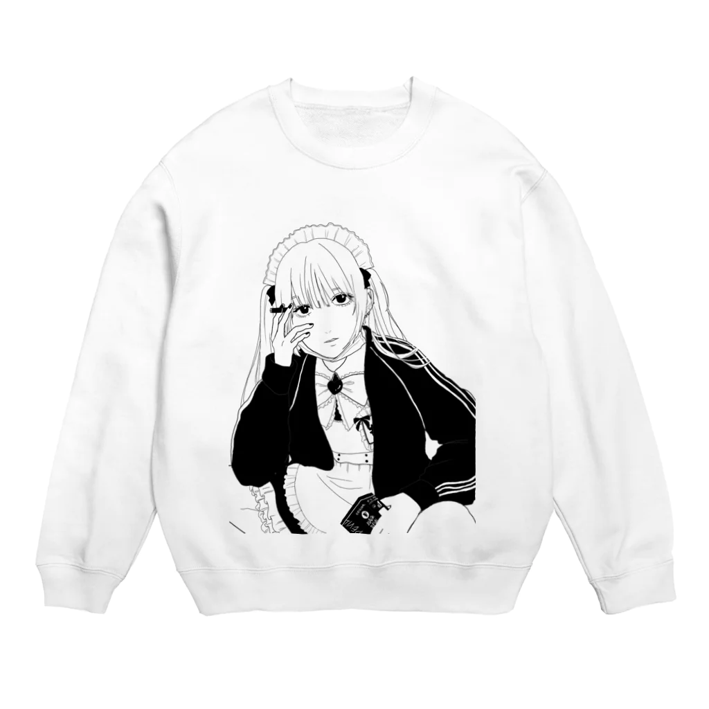 mima＿milkのヤニカスメイド・カルビ460円 Crew Neck Sweatshirt