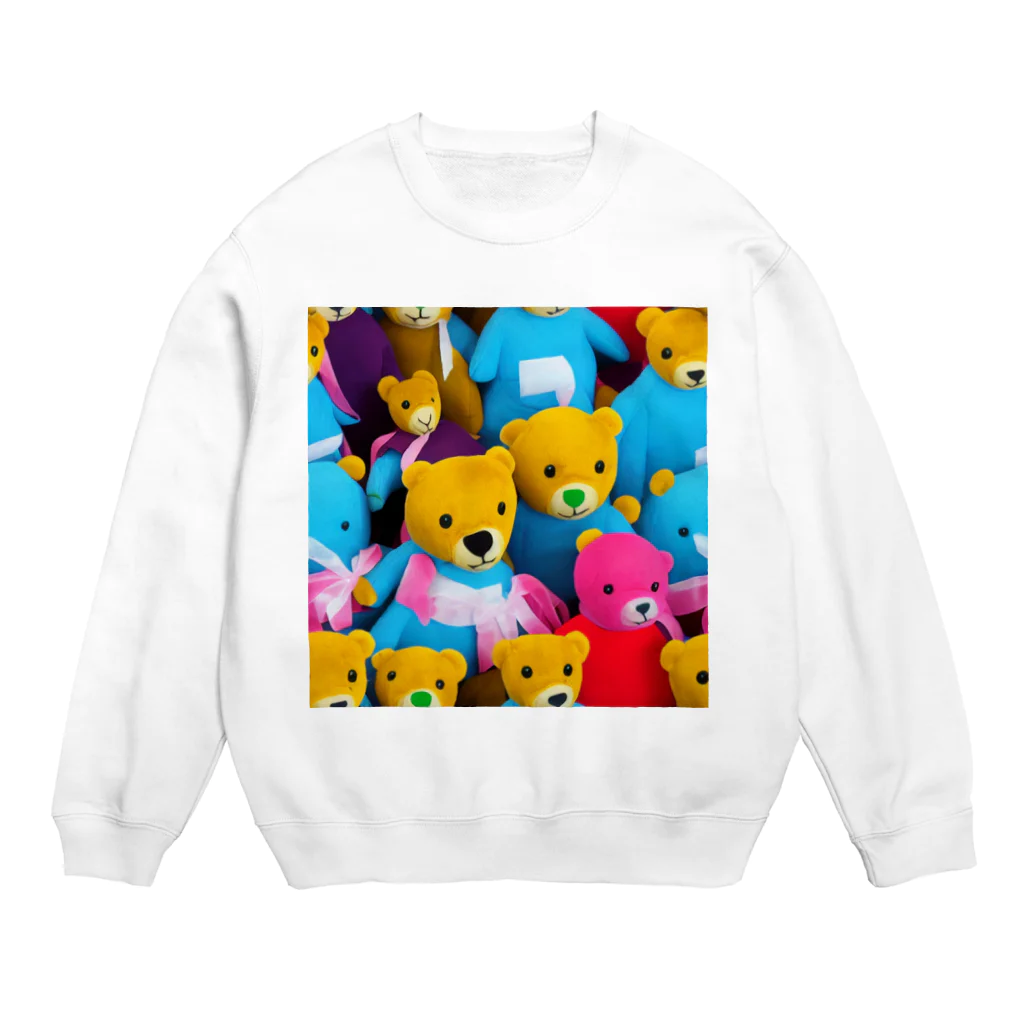 ミラくまのくまさんがたくさん Crew Neck Sweatshirt