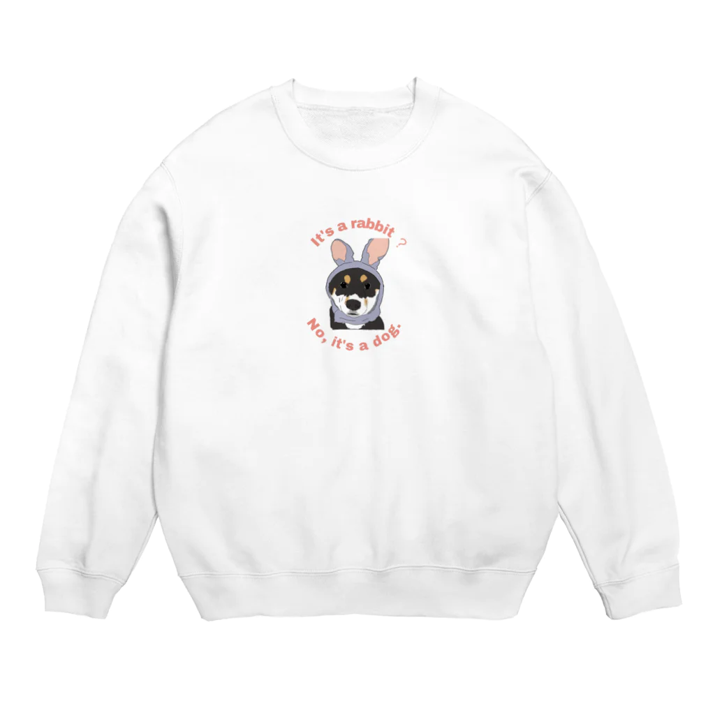 犬あるあるのラビット君 Crew Neck Sweatshirt