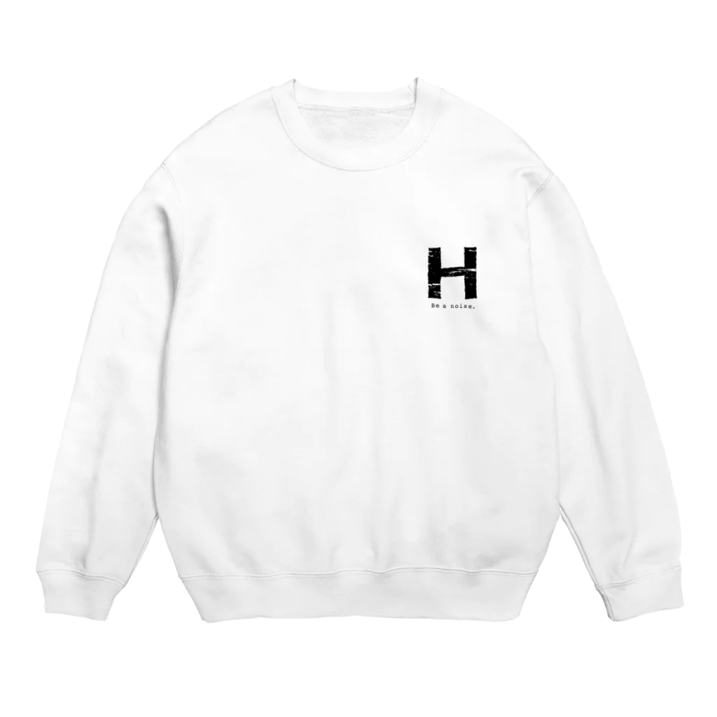 noisie_jpの【H】イニシャル × Be a noise. Crew Neck Sweatshirt