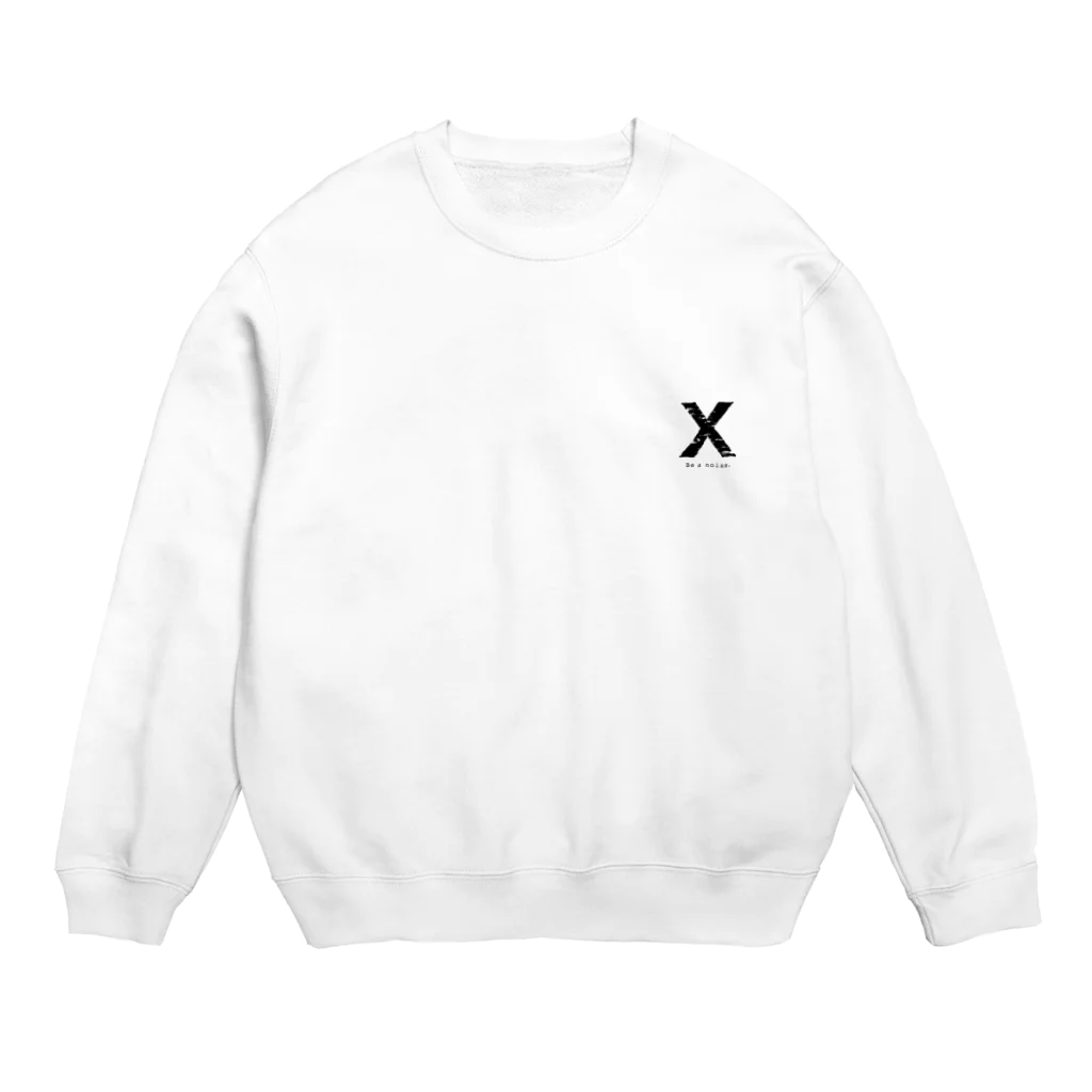 noisie_jpの【X】イニシャル × Be a noise. Crew Neck Sweatshirt