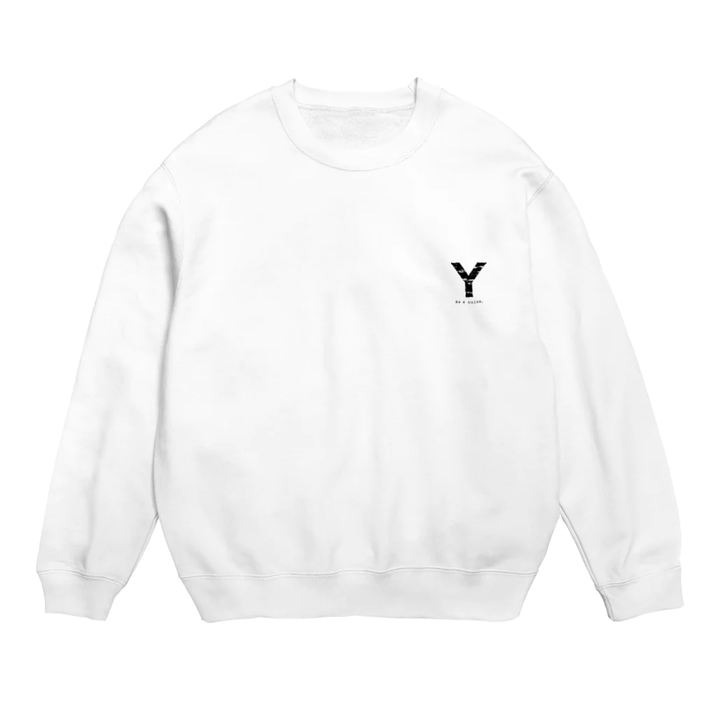 noisie_jpの【Y】イニシャル × Be a noise. Crew Neck Sweatshirt