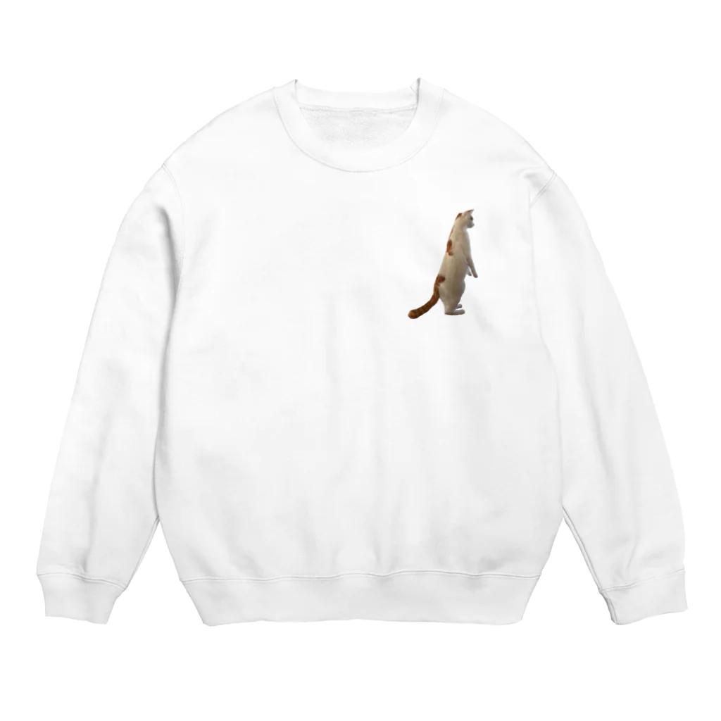 ☆家猫カンパニー社員グッズ☆のスタンディングきびだんご Crew Neck Sweatshirt