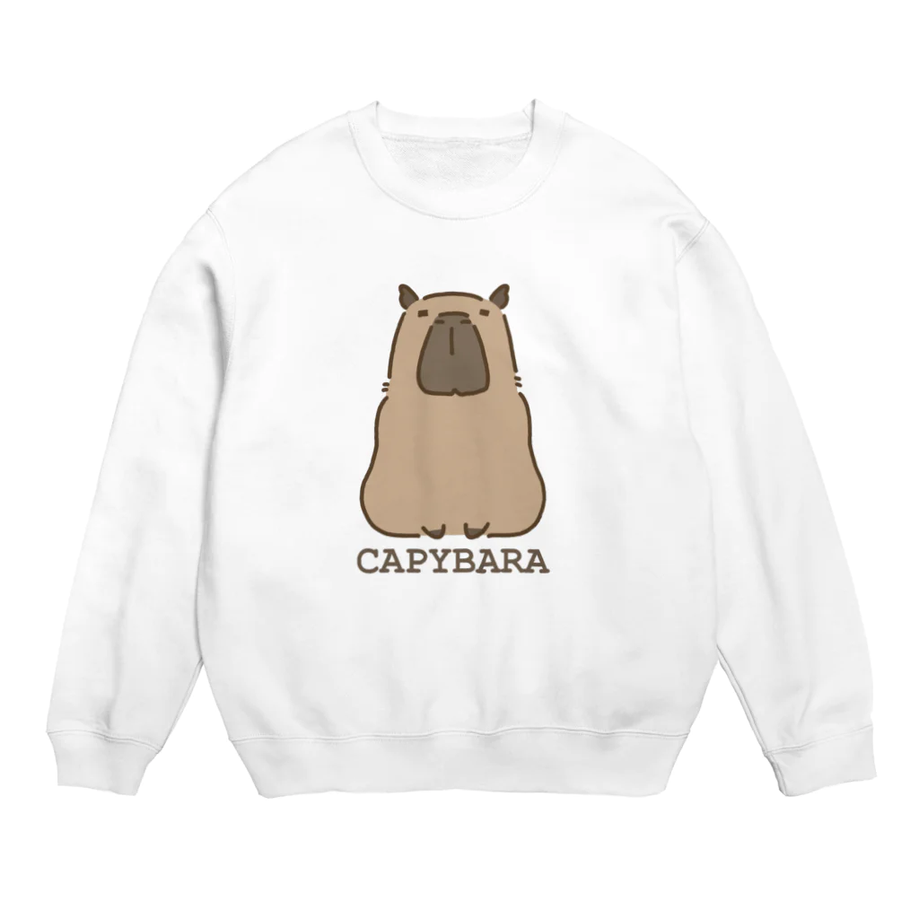 気まぐれカピバラショップのノーマルカピバラ Crew Neck Sweatshirt