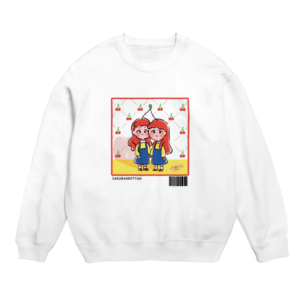 NANAMEのさくらんぼちゃん Crew Neck Sweatshirt