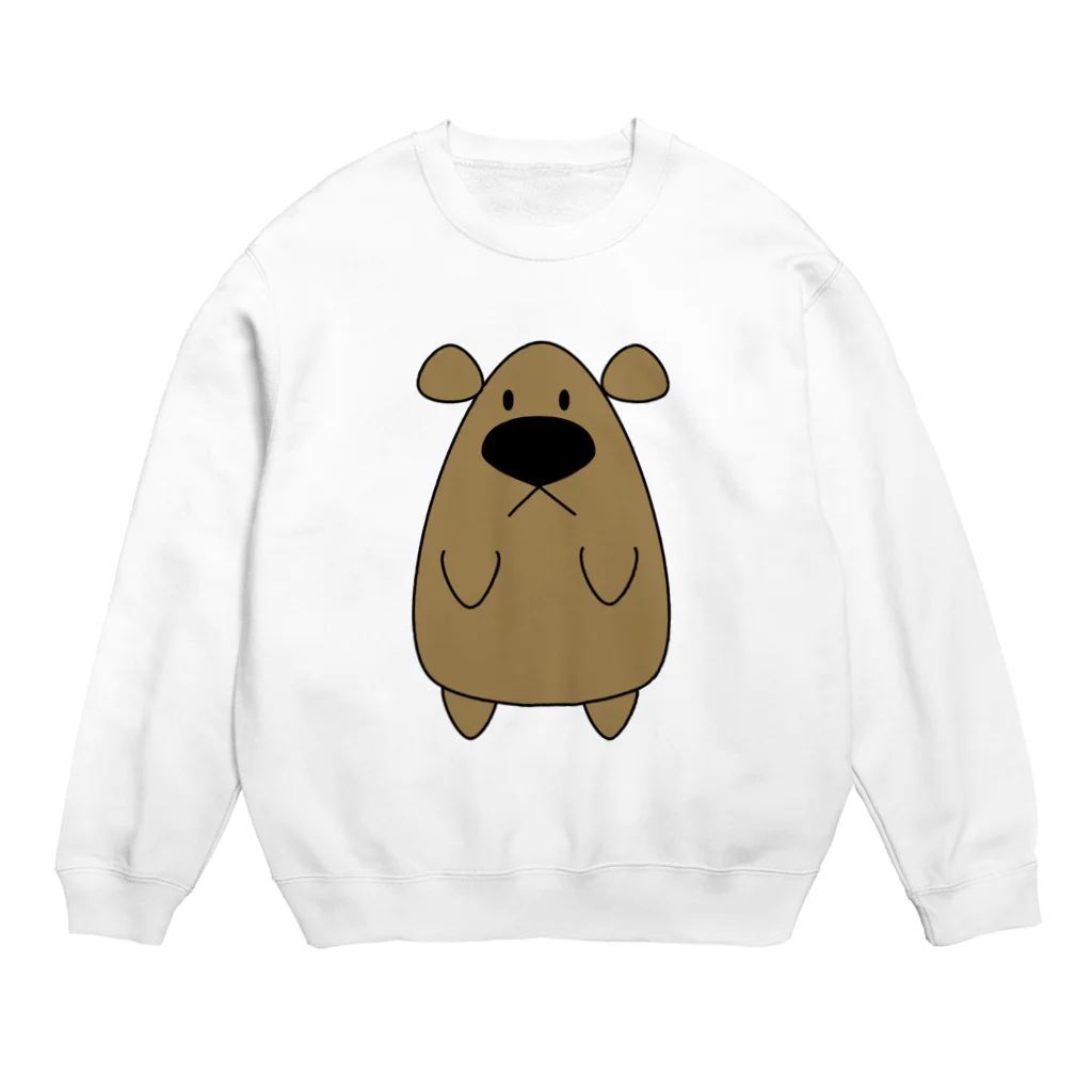 Pat's WorksのCharley the Brown Bear Crew Neck Sweatshirt