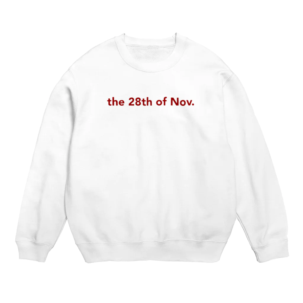 もものthe 28th of Nov. Crew Neck Sweatshirt