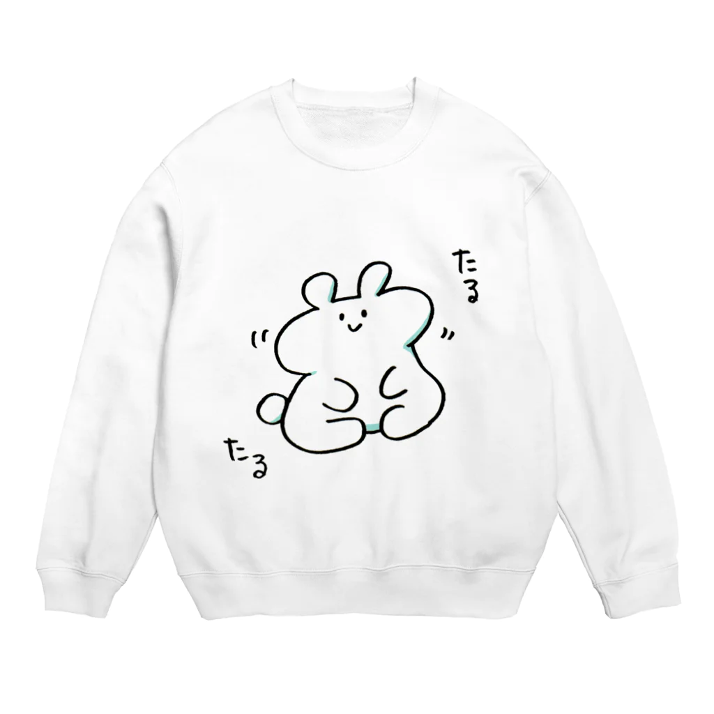 たるたるうさぎのたるたるうさぎ Crew Neck Sweatshirt