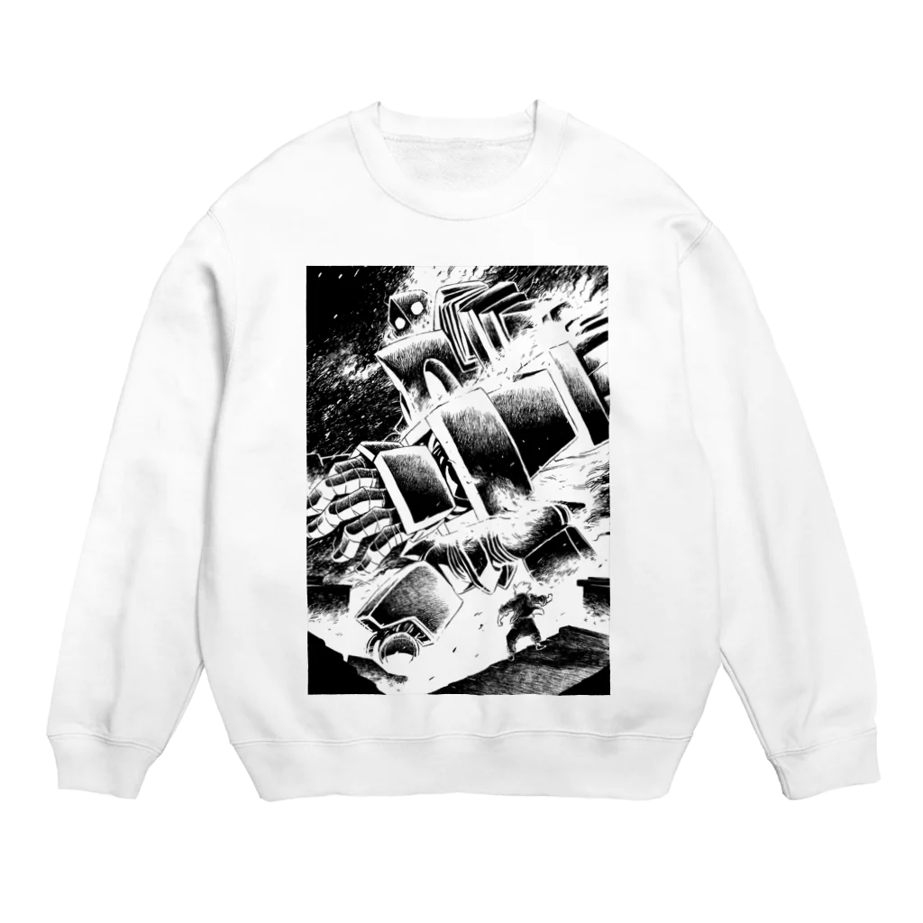 iwakunikogyoの鉄神03 Crew Neck Sweatshirt