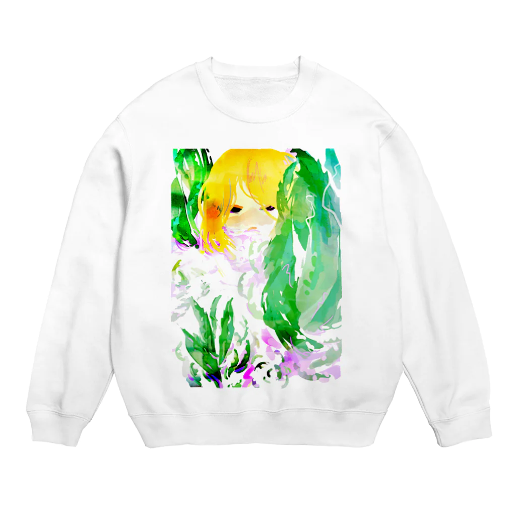 utouto_petalの共生 Crew Neck Sweatshirt