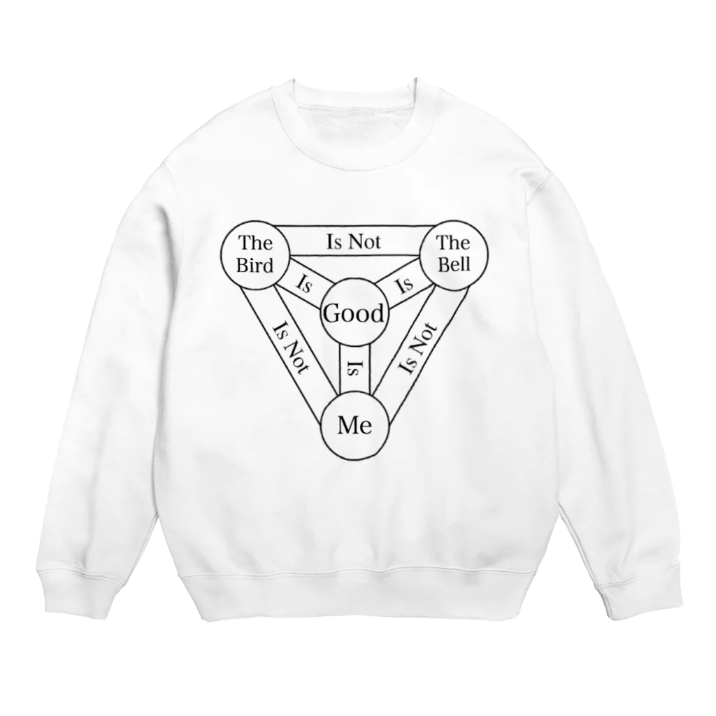 じんるいのごぶんのの金子みす図 Crew Neck Sweatshirt