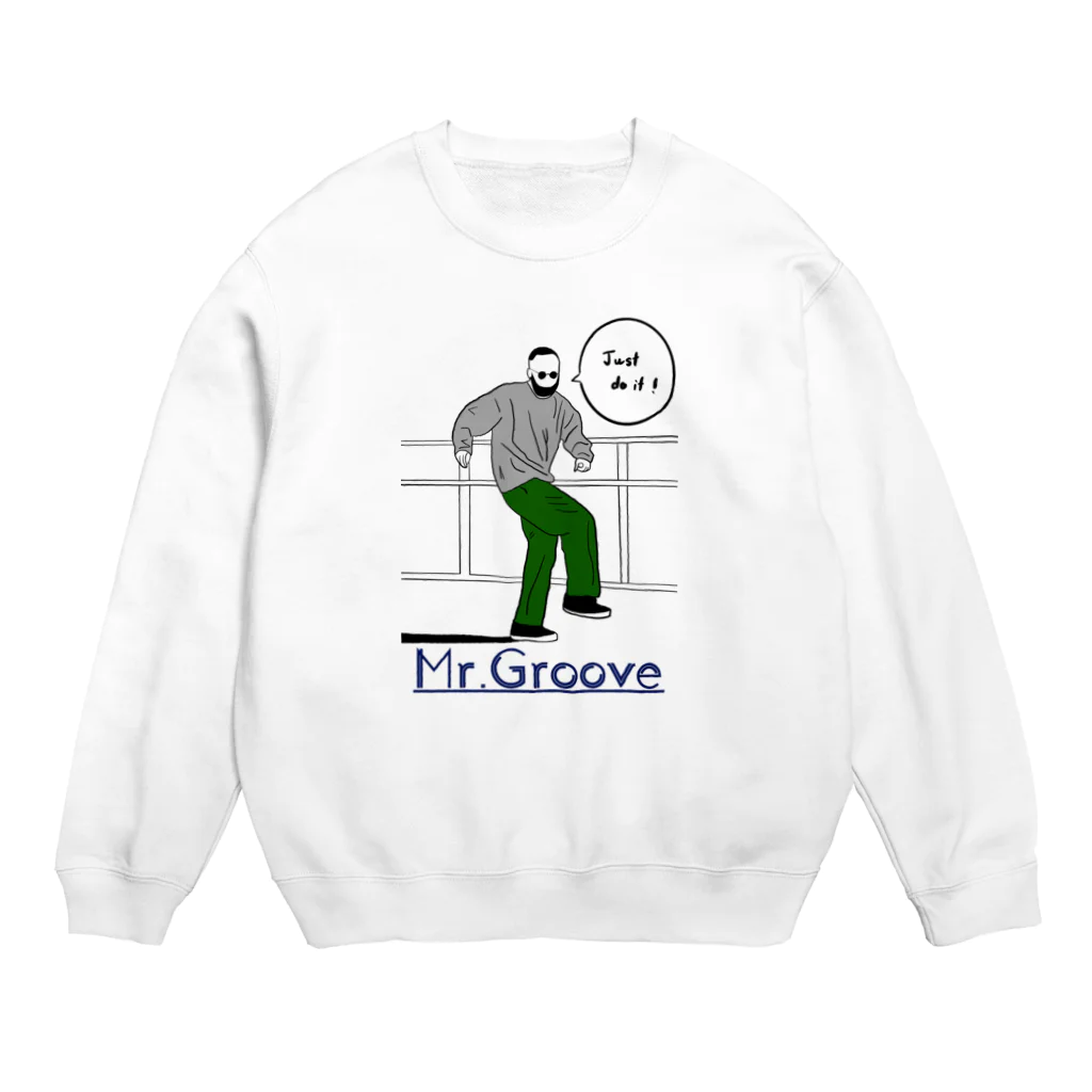 okanoko worksのMr.Groove 01 Crew Neck Sweatshirt