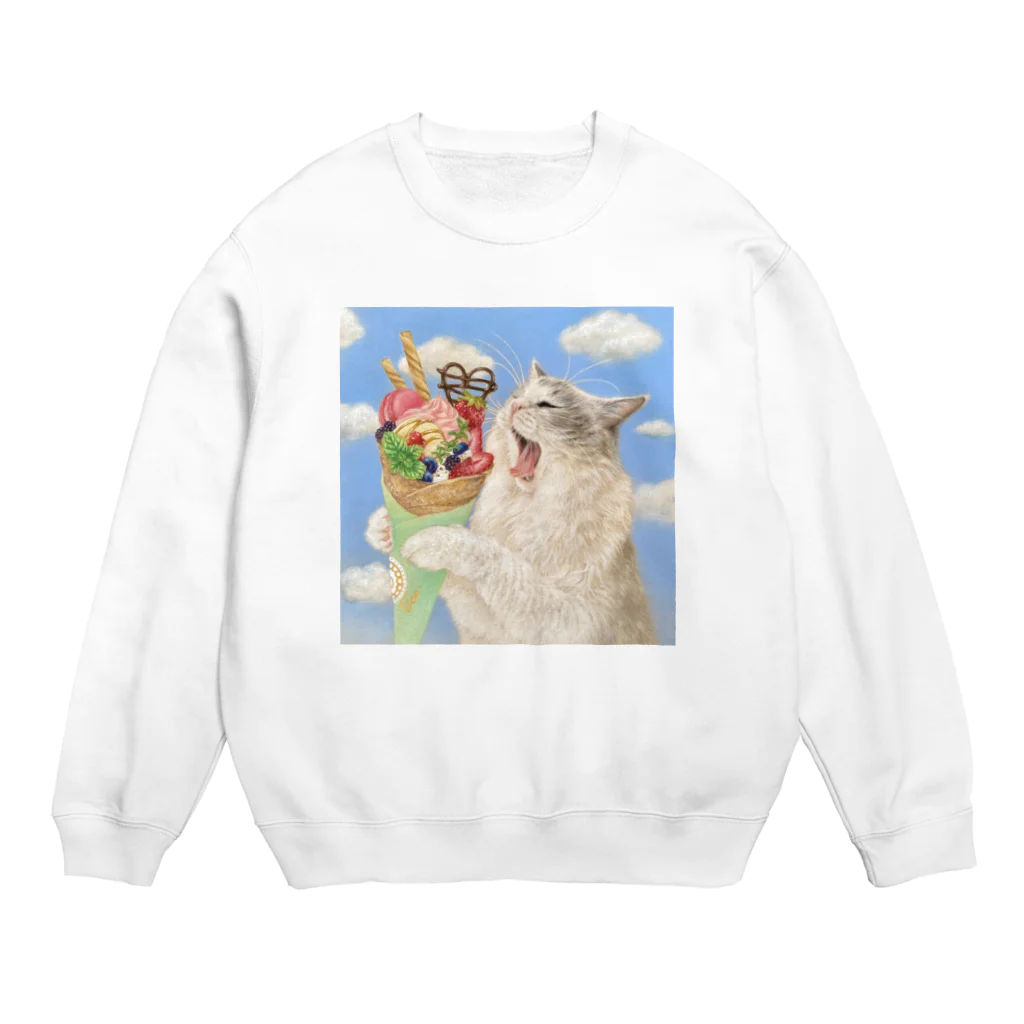 工房照在のラグドール Crew Neck Sweatshirt