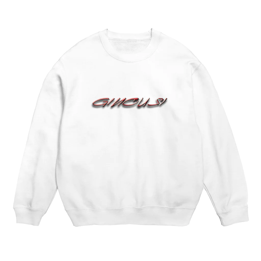 ぎのうし群のぎのうし群”GINOUSHI(ワイヤー赤金)”034 Crew Neck Sweatshirt