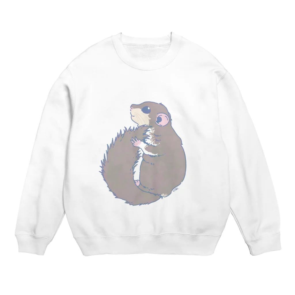 Lichtmuhleのくすみカラーのアフリカヤマネ01 Crew Neck Sweatshirt