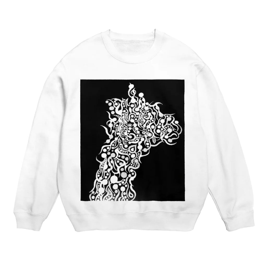 佐藤葉月王国のカブキリン Crew Neck Sweatshirt