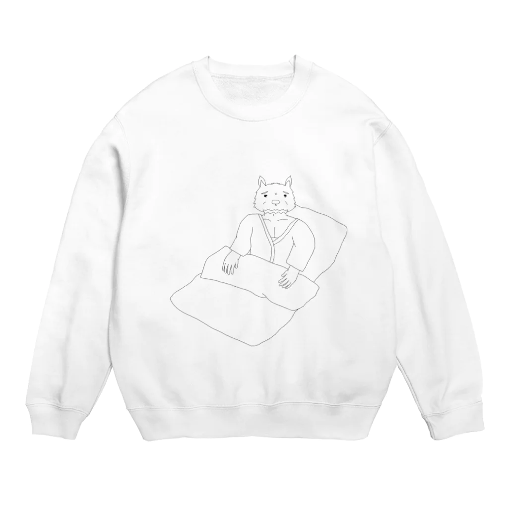 戌々田モコチヤスのしわちやす Crew Neck Sweatshirt