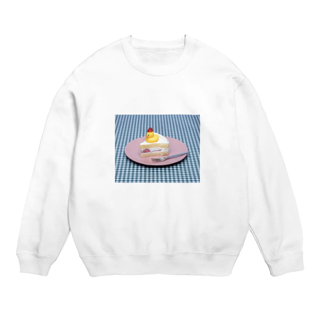 アヒル衣料品店のケーキアヒル Crew Neck Sweatshirt