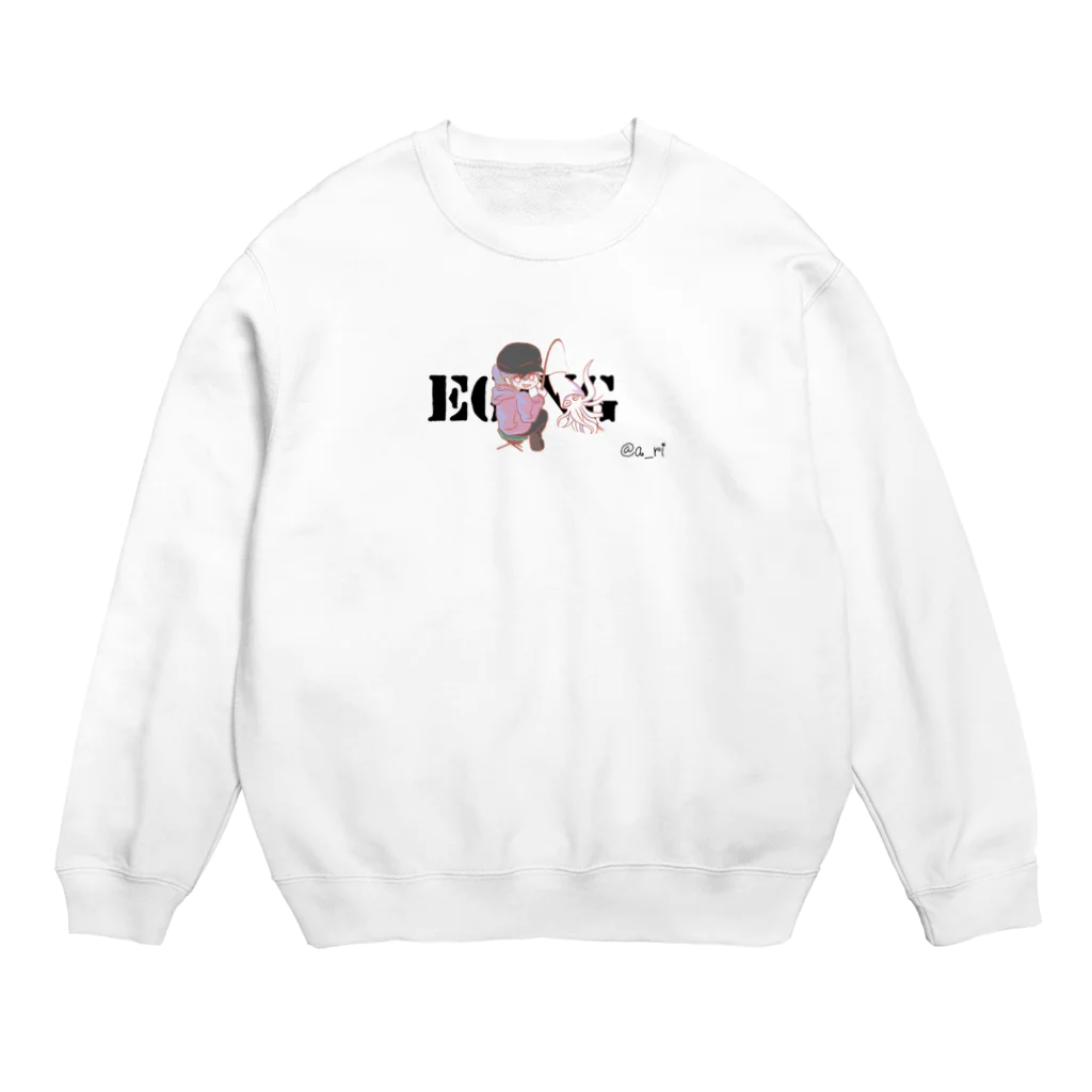 あーりの爆釣日和のEGING　a_ri Crew Neck Sweatshirt