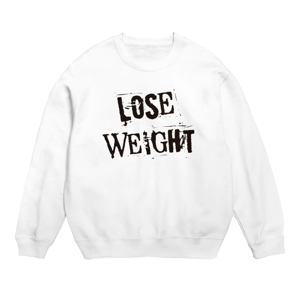 イラストレーター トツカケイスケのLOSE WEIGHT Crew Neck Sweatshirt