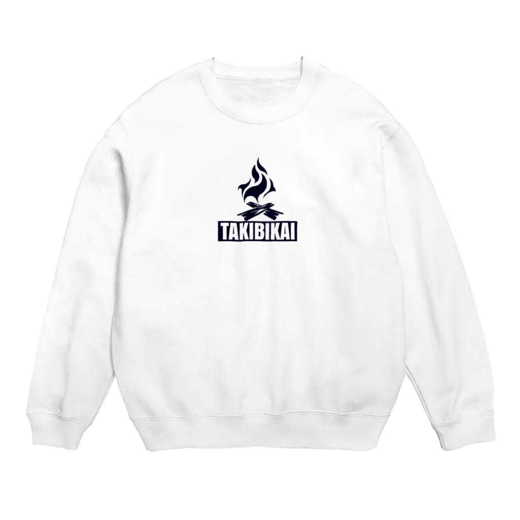 TAKIBIKAIのTAKIBIKAIオフィシャルグッズ Crew Neck Sweatshirt