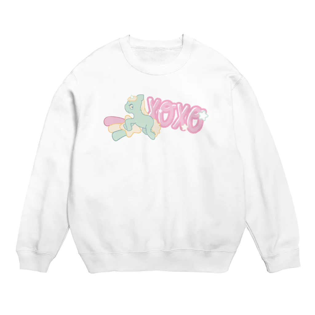 ◎のユニコーン/ロゴ Crew Neck Sweatshirt