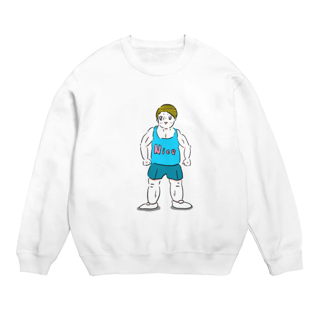 yokuyakiのナイスボディ！ Crew Neck Sweatshirt