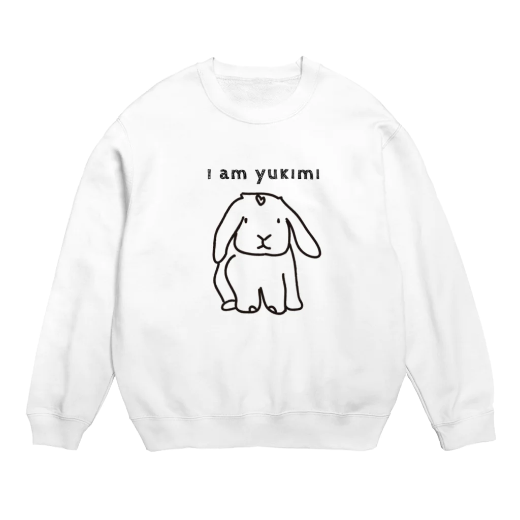 ゆきみ屋さんのI am yukimi Crew Neck Sweatshirt