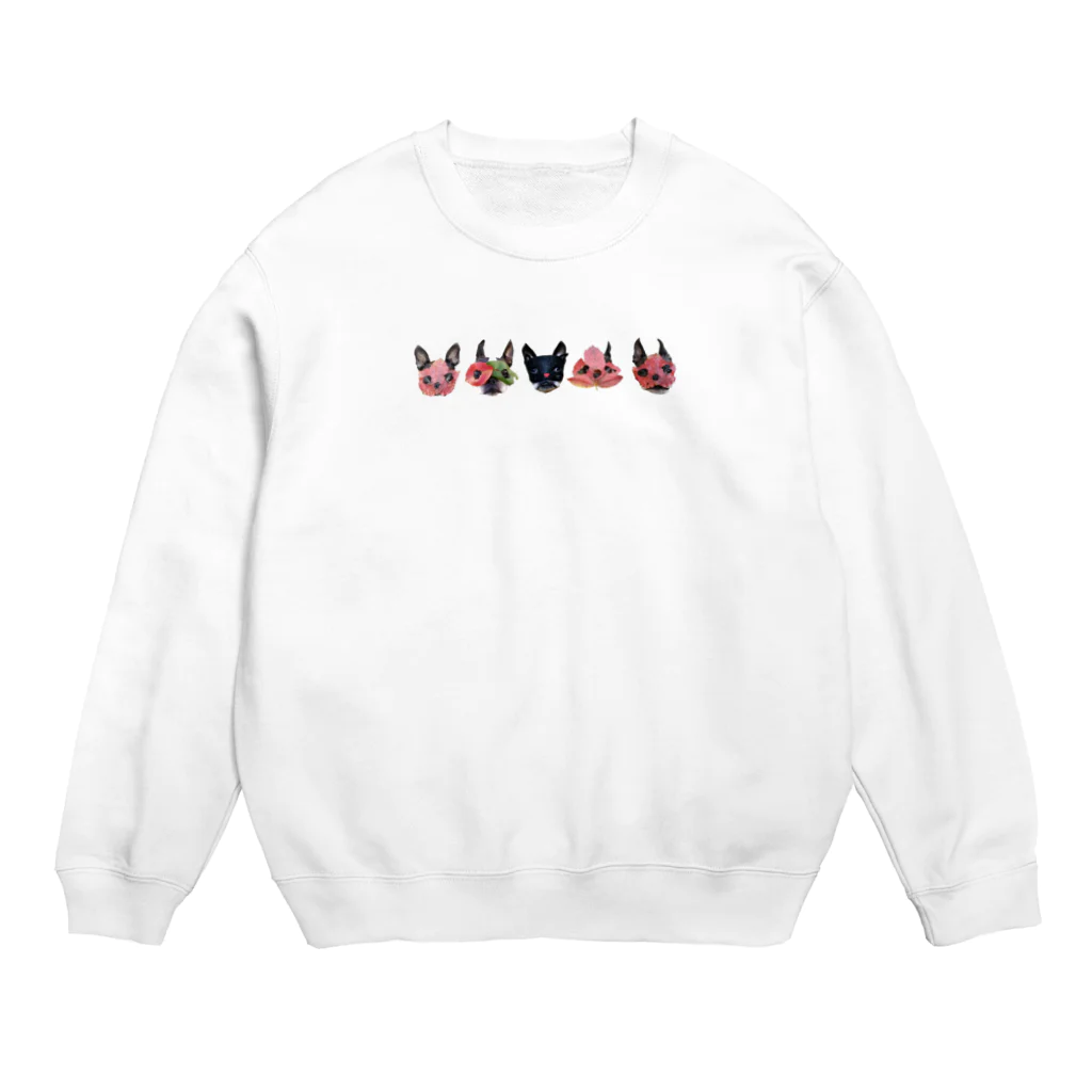 NICO25'S TIMEの葉っぱ仮面2 Crew Neck Sweatshirt