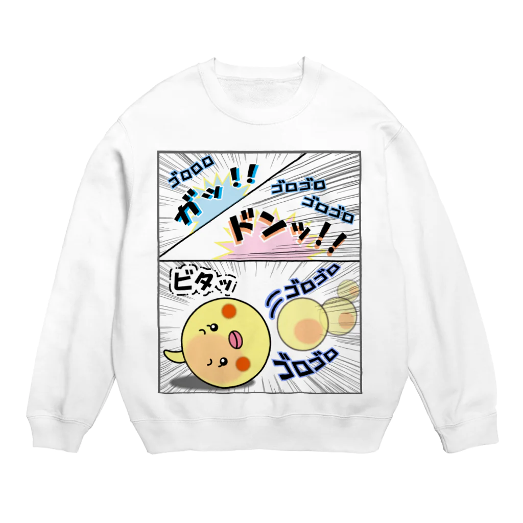 かいほう屋のマヨ「ゴロゴロ」オノマトペ Crew Neck Sweatshirt