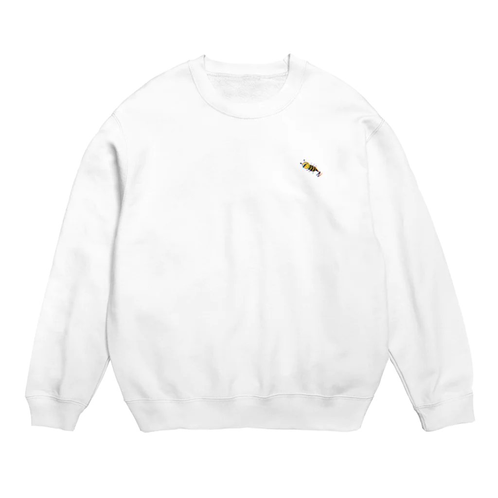 rnrn2828のバグったハチ Crew Neck Sweatshirt