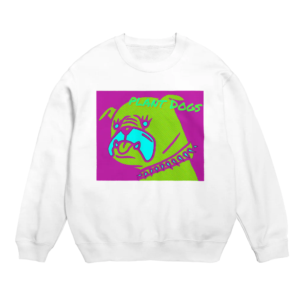 yusuke5629のplant Dogsオリジナルアイテム Crew Neck Sweatshirt