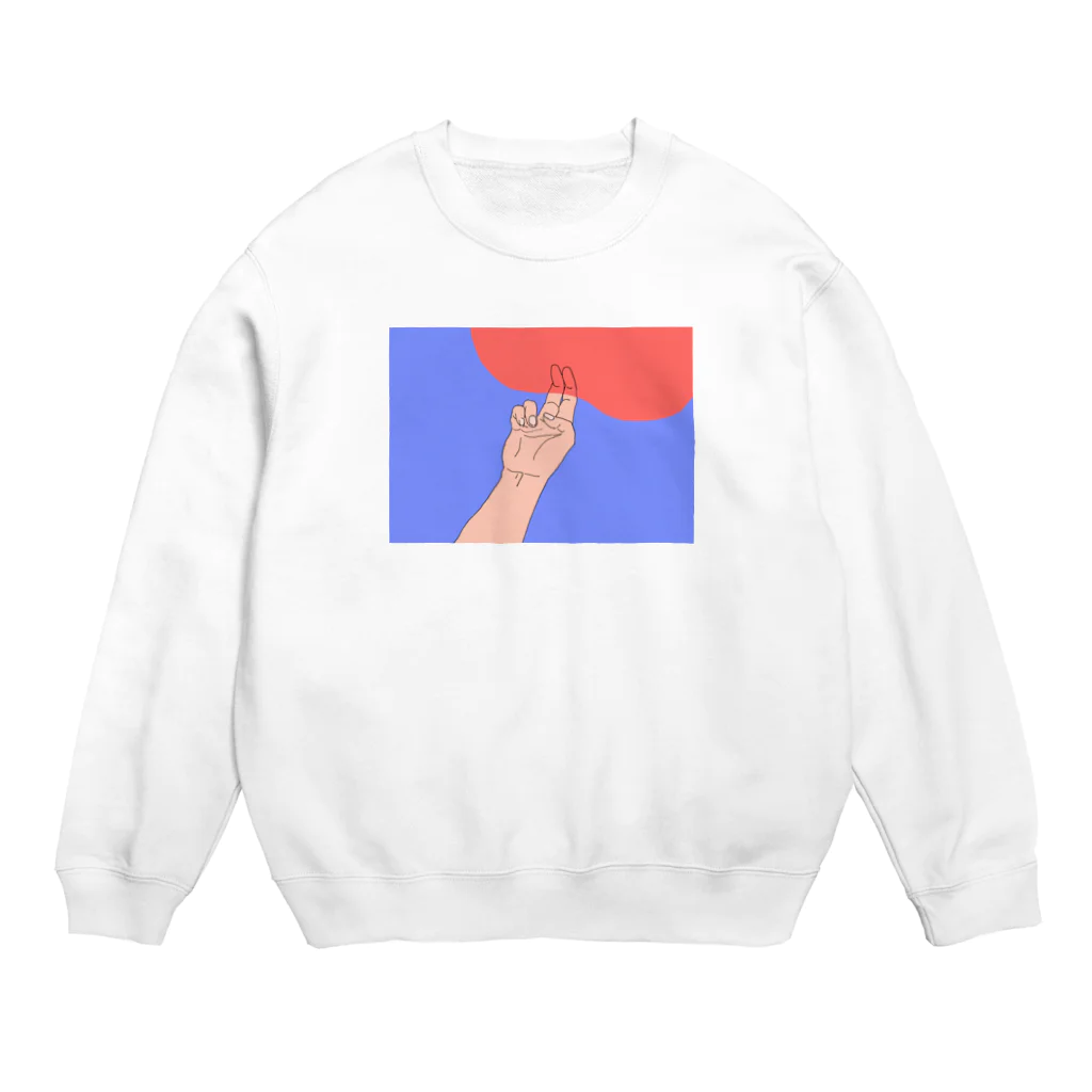 顎二重の肉、時々、 Crew Neck Sweatshirt