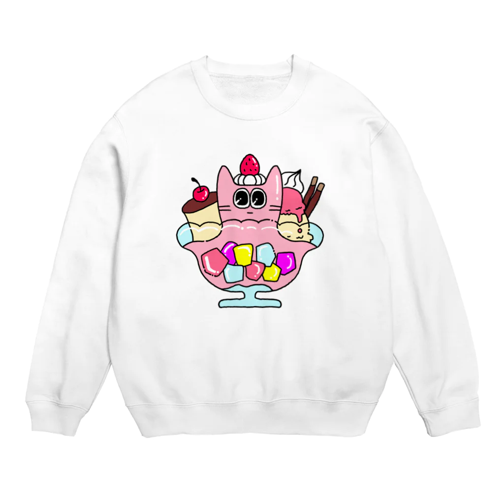 iroha-otoのネコちゃんもどき　アラモード Crew Neck Sweatshirt