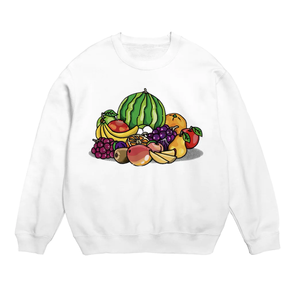 more fruitsのMORE FRUITS Crew Neck Sweatshirt