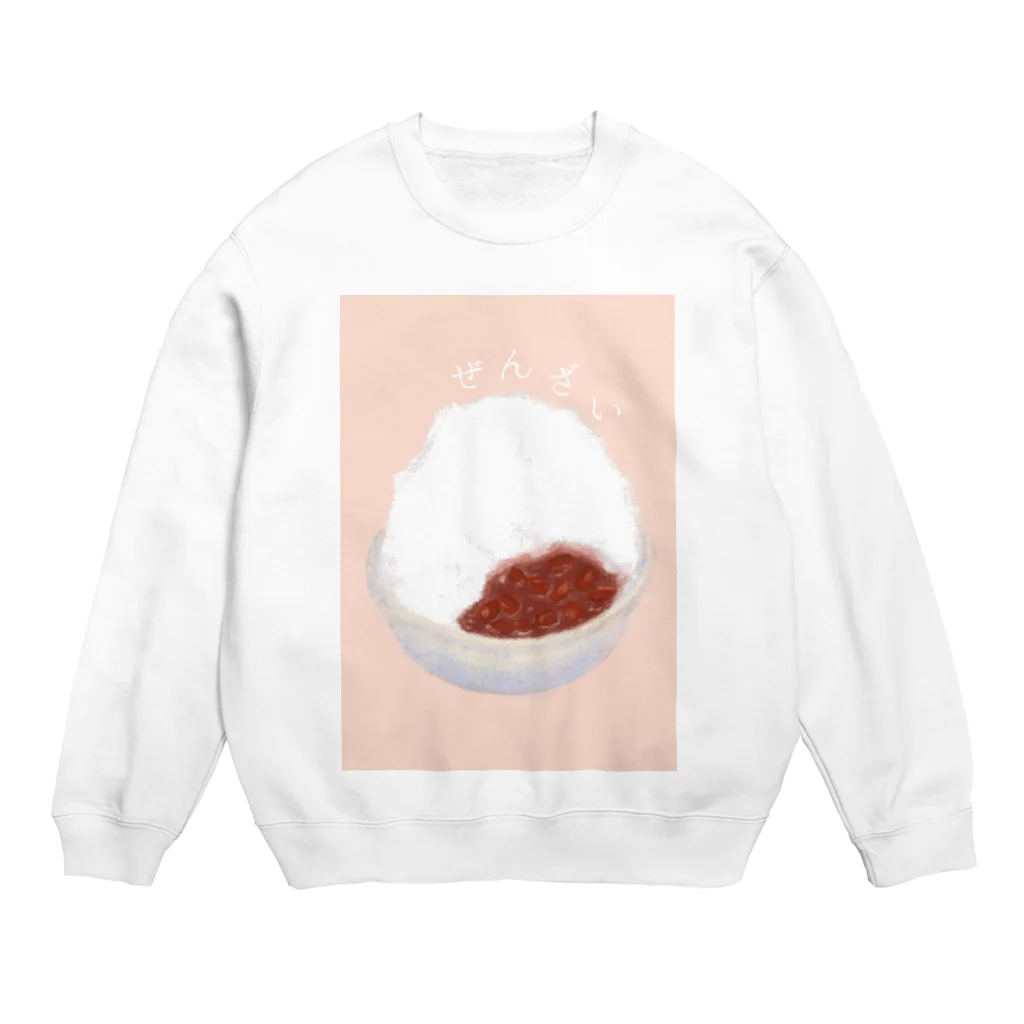 ゆきの絵です。の沖縄名物　ぜんざい Crew Neck Sweatshirt