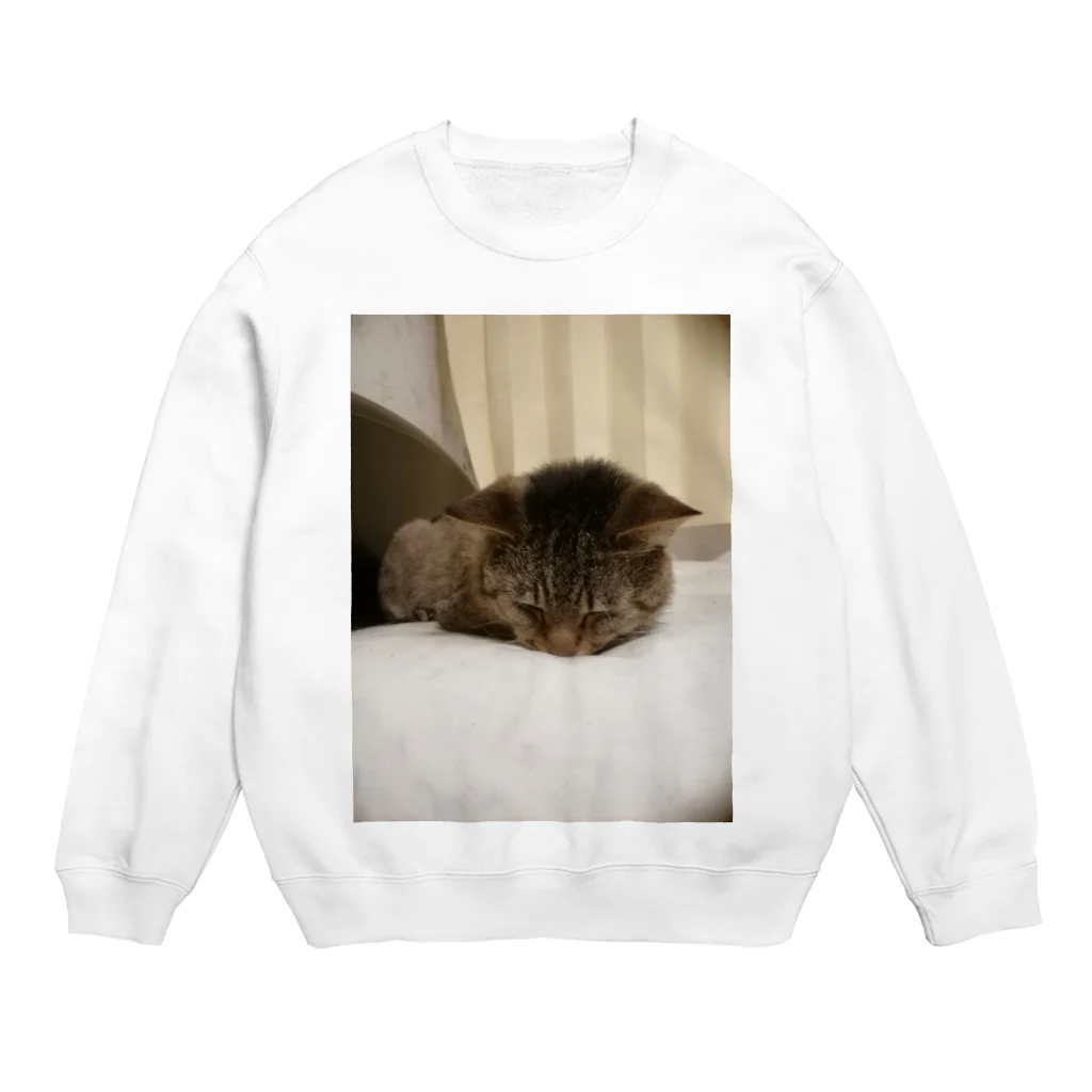 工房かみりゅんの家の猫　茶虎 Crew Neck Sweatshirt