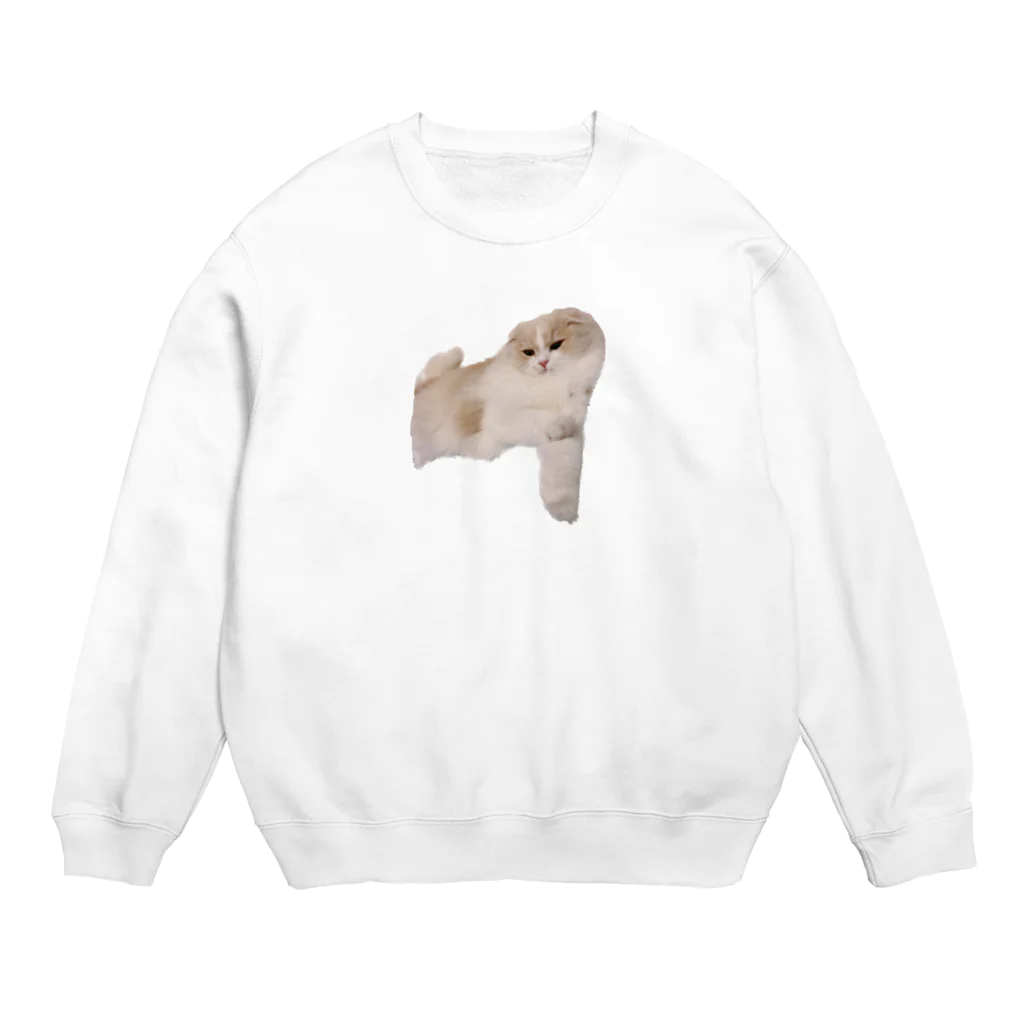 ふうまくんのお店のおねむなふうまくん Crew Neck Sweatshirt