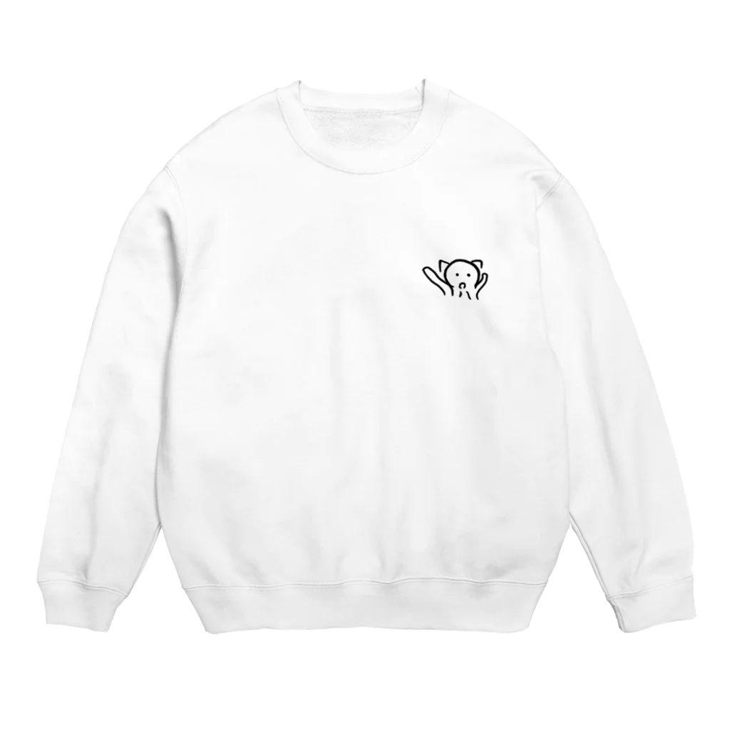 HakiDameのたこねこ Crew Neck Sweatshirt