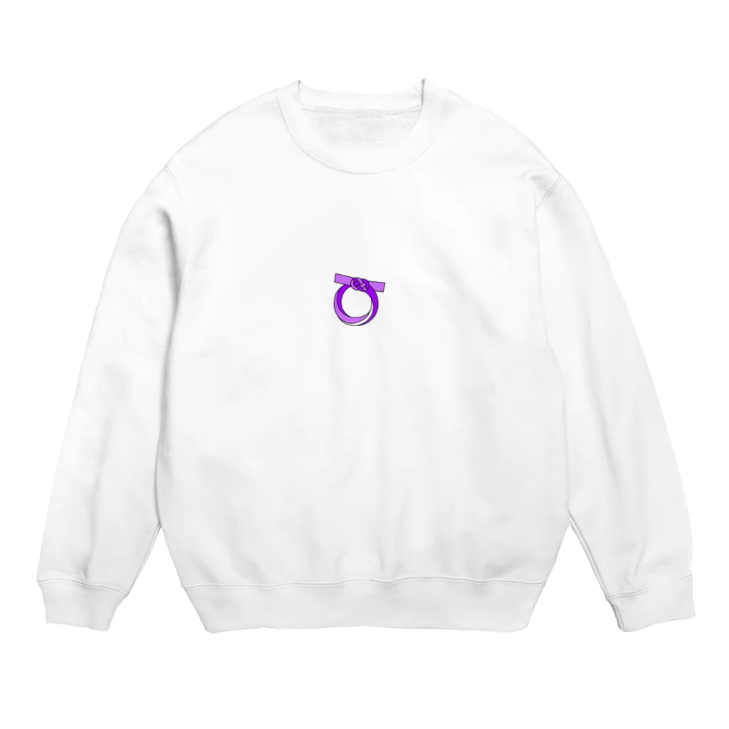 Nadeshiko888の茅の輪　紫 Crew Neck Sweatshirt