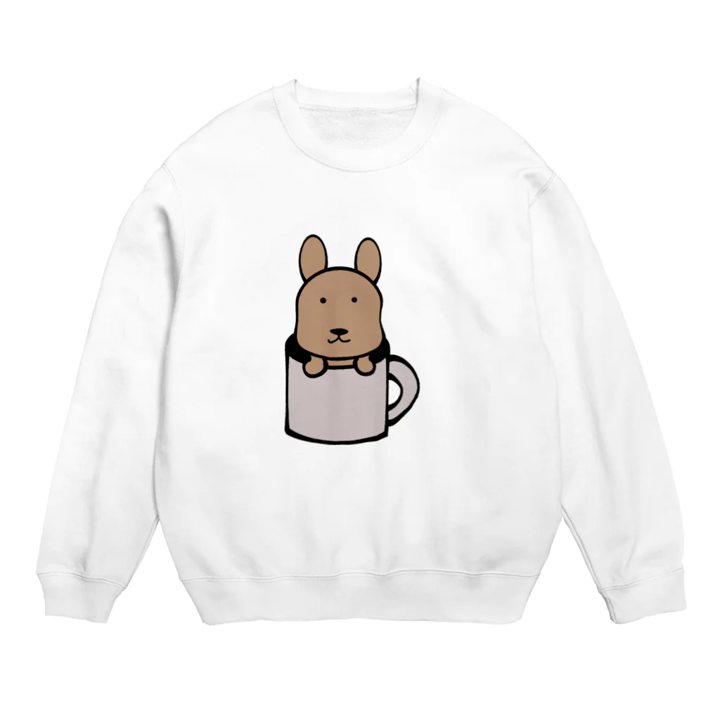 ko-jのマグカップただの犬 Crew Neck Sweatshirt