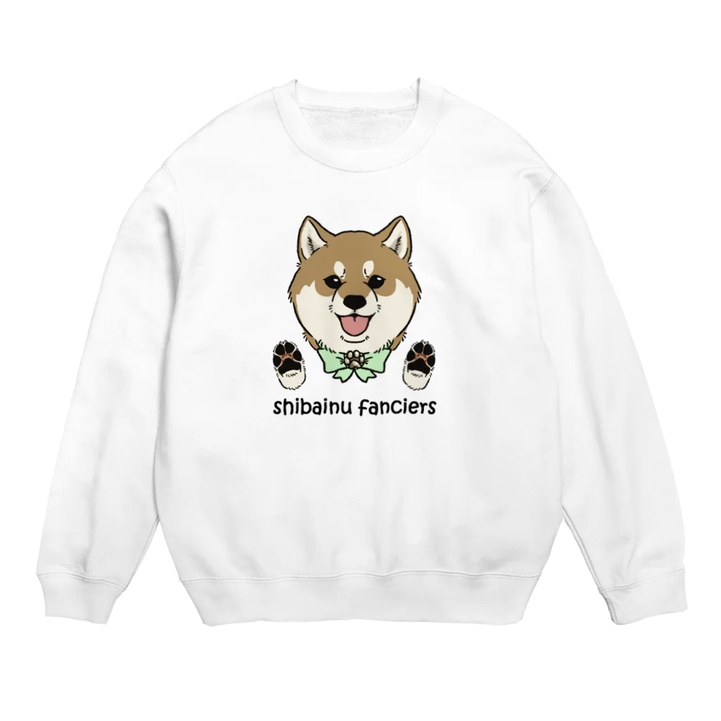 豆つぶのshiba-inu fanciers(赤柴) Crew Neck Sweatshirt