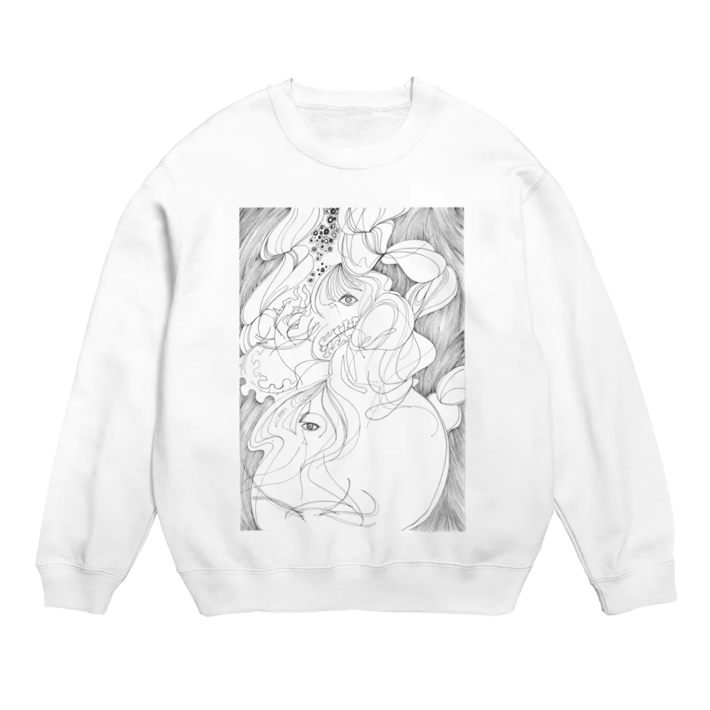 物部書房の『白紙のわたし』 Crew Neck Sweatshirt