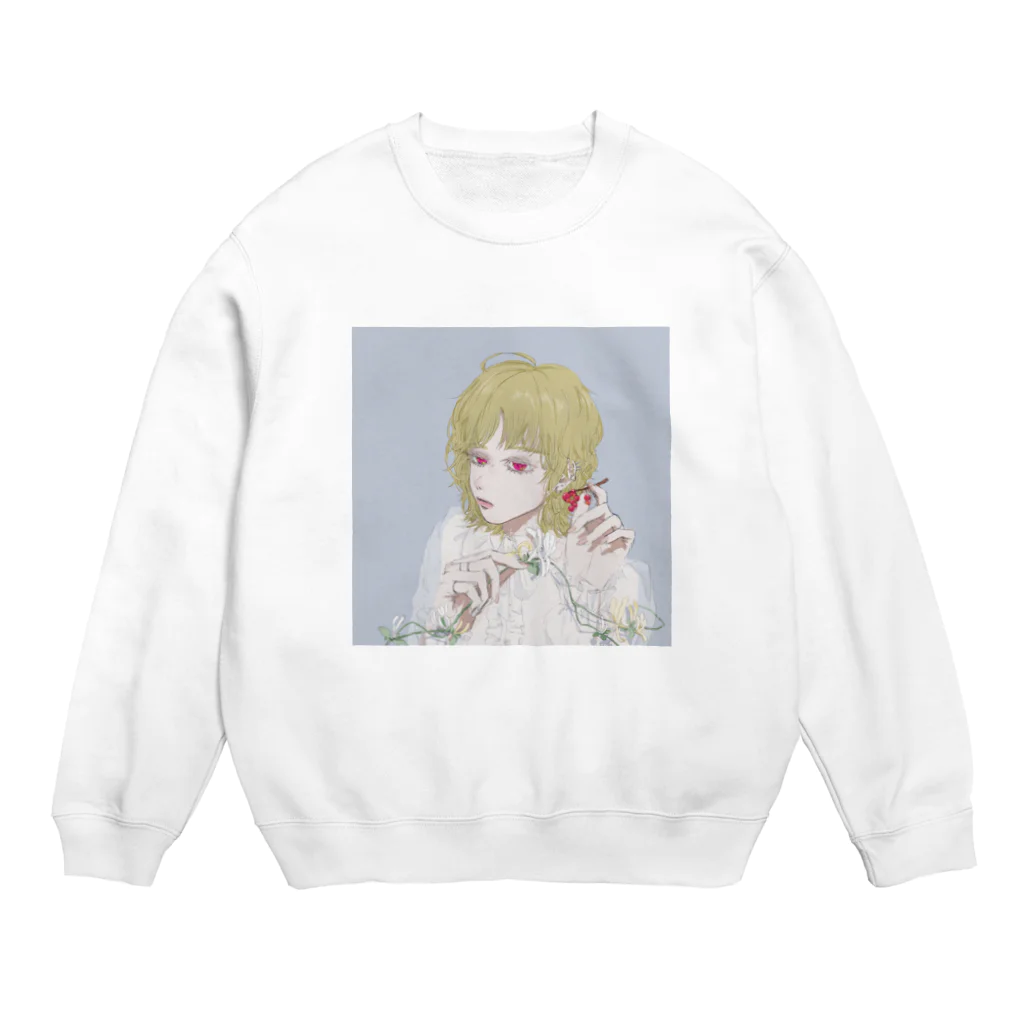 そのはずのスイカズラ、スグリの実 Crew Neck Sweatshirt