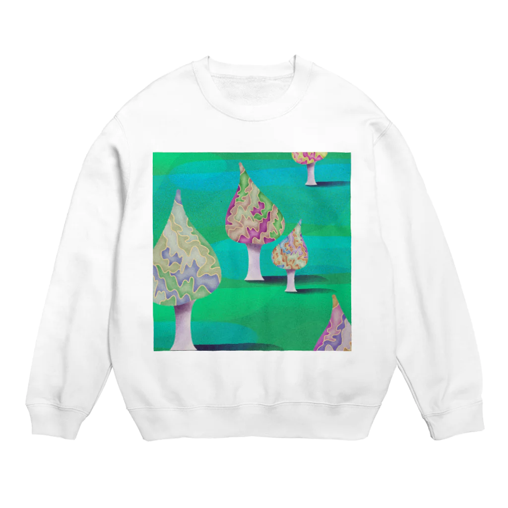 dot waltzのPrism Woodland Crew Neck Sweatshirt