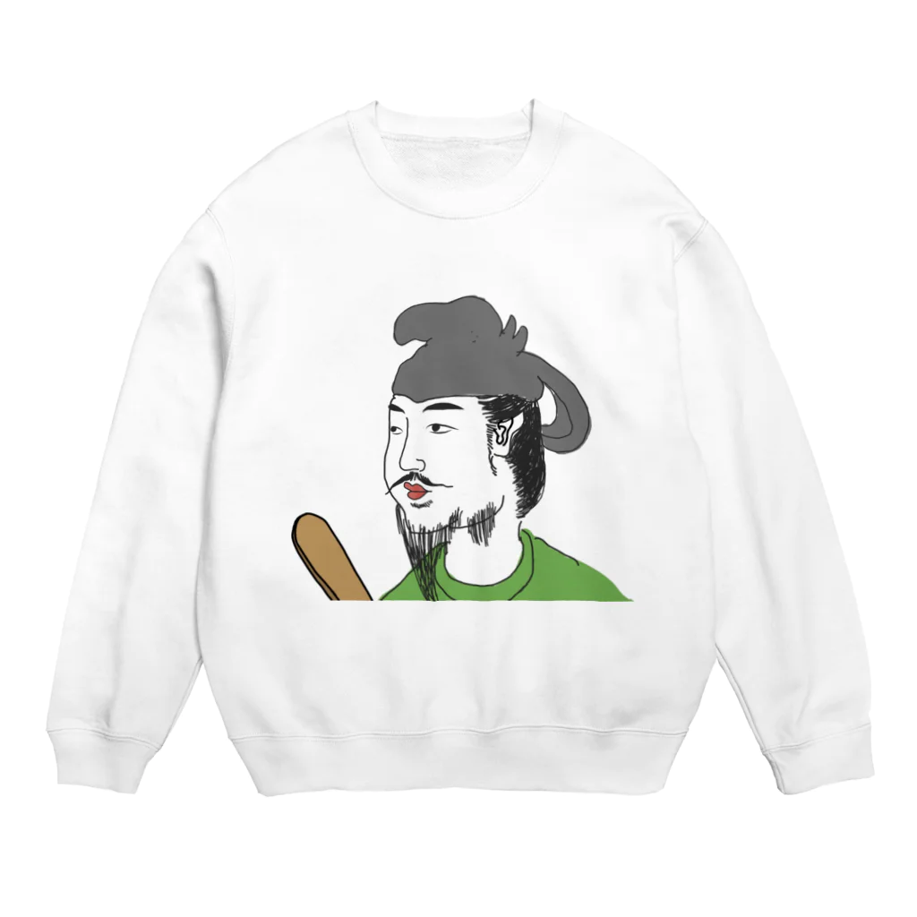 きくら (kikura)の聖徳大使さん Crew Neck Sweatshirt