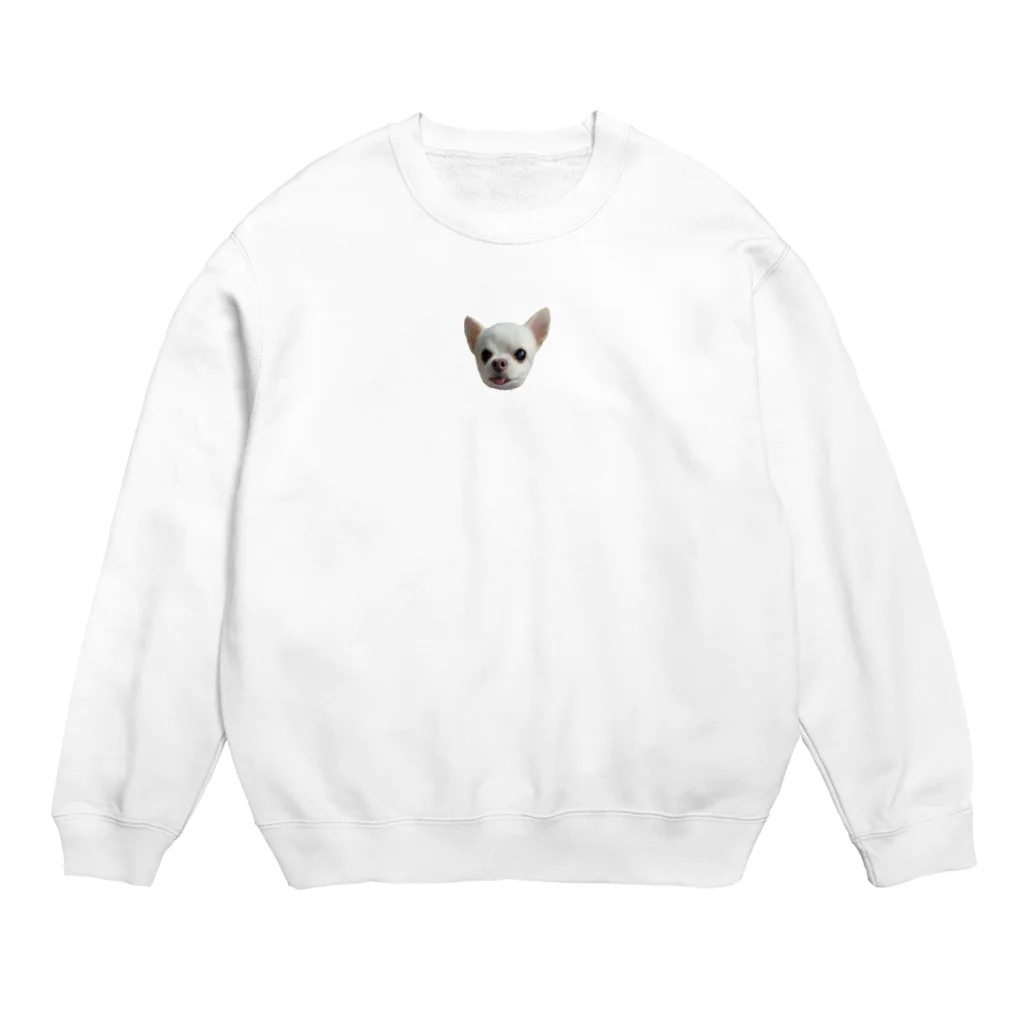 toppi_09のチワワのとっぴーくん Crew Neck Sweatshirt